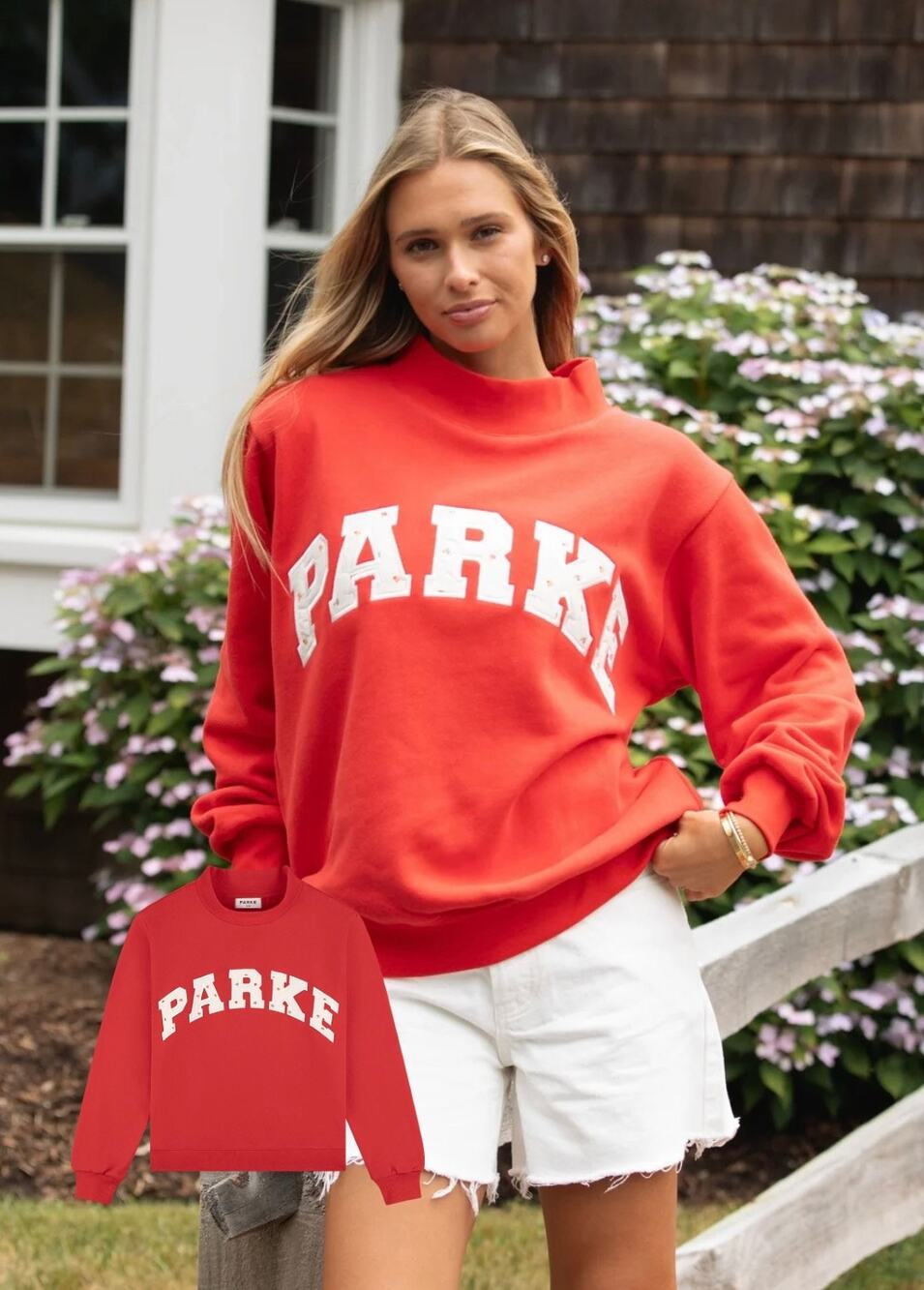 L/XL PARKE HERITAGE
Varsity Mockneck *Ruby